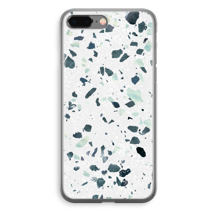 Terrazzo N°2: iPhone 8 Plus Transparant Hoesje