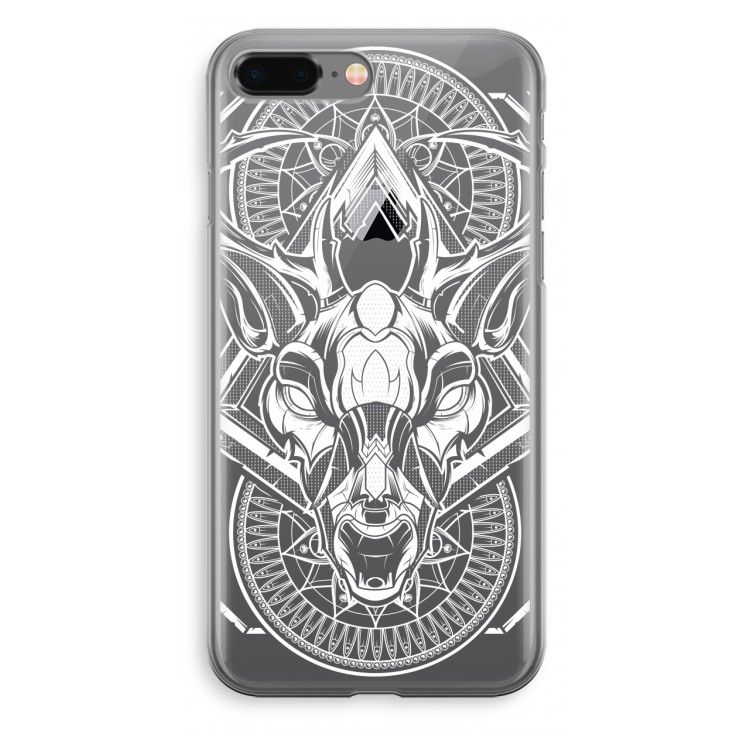 Oh Deer: iPhone 8 Plus Transparant Hoesje