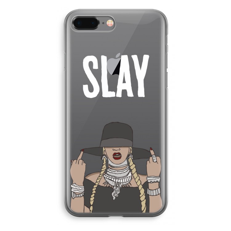 Slay All Day: iPhone 8 Plus Transparant Hoesje