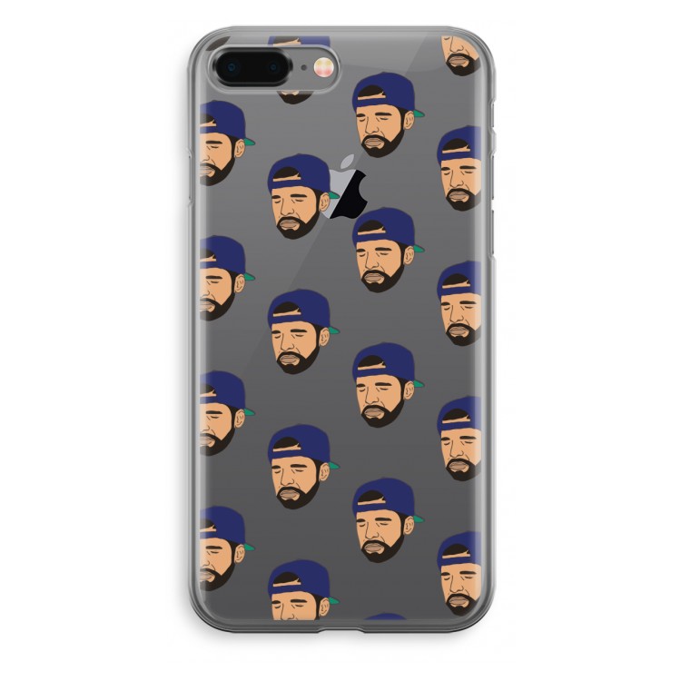 Drake Away: iPhone 8 Plus Transparant Hoesje