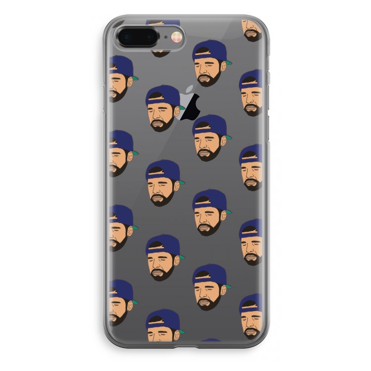 Drake Away: iPhone 8 Plus Transparant Hoesje