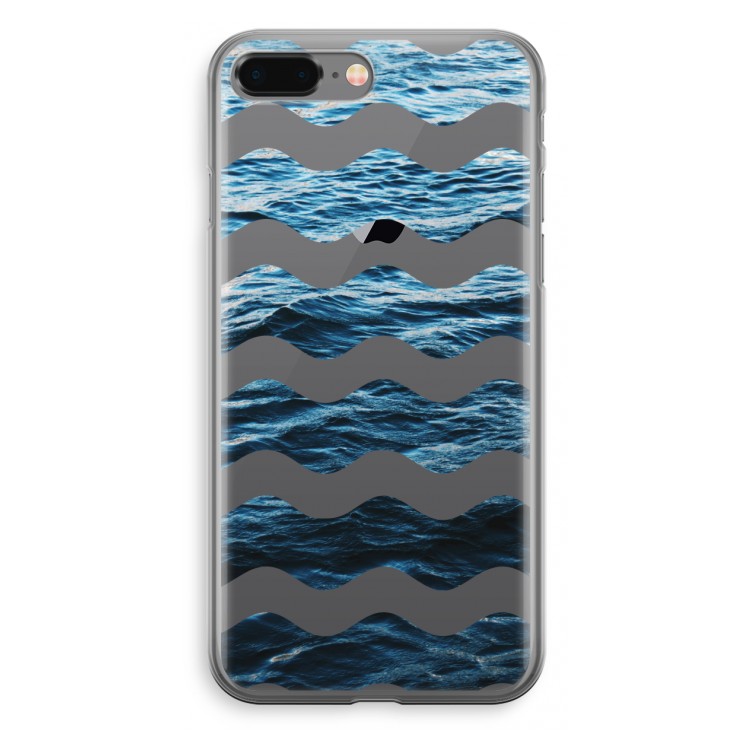 Oceaan: iPhone 8 Plus Transparant Hoesje