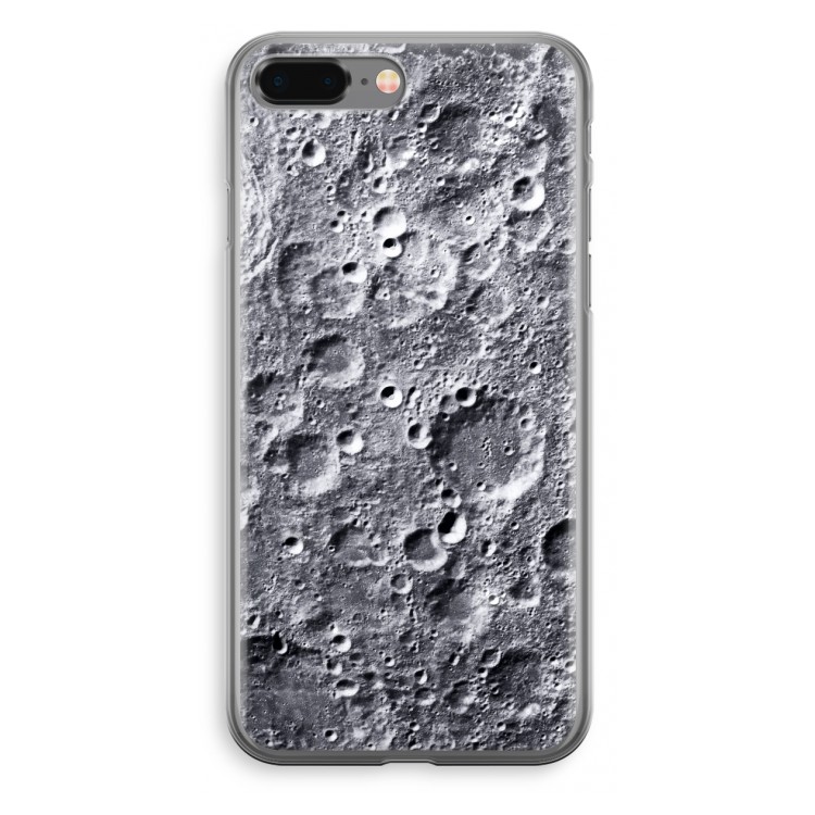 Maanlandschap: iPhone 8 Plus Transparant Hoesje