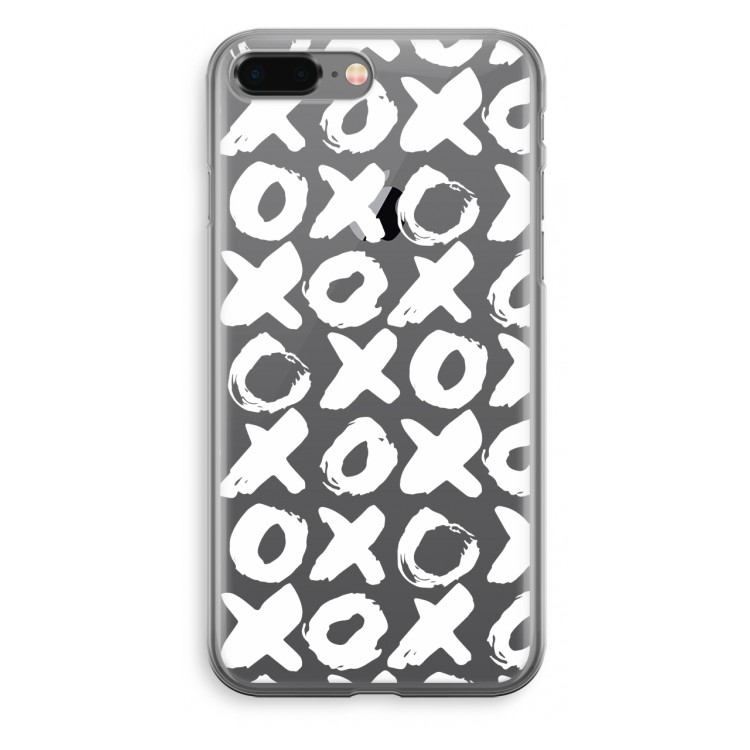 XOXO: iPhone 8 Plus Transparant Hoesje