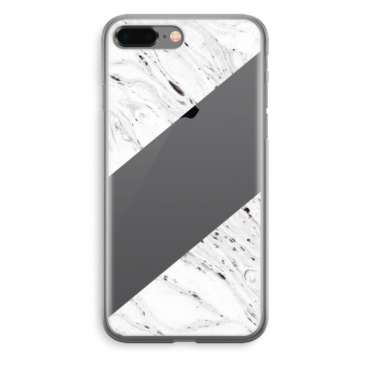 Biggest stripe: iPhone 8 Plus Transparant Hoesje