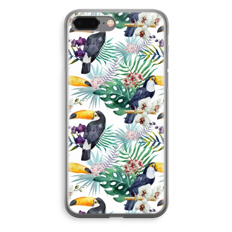 Tukans: iPhone 8 Plus Transparant Hoesje