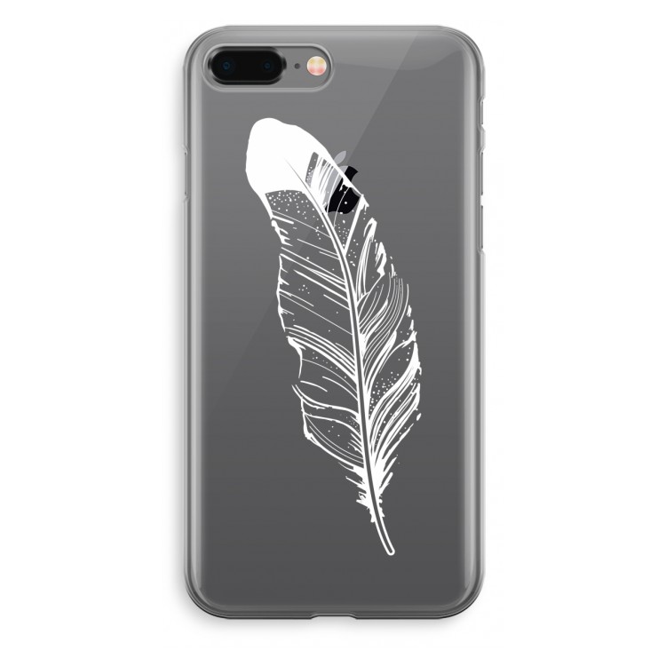 Pluim: iPhone 8 Plus Transparant Hoesje