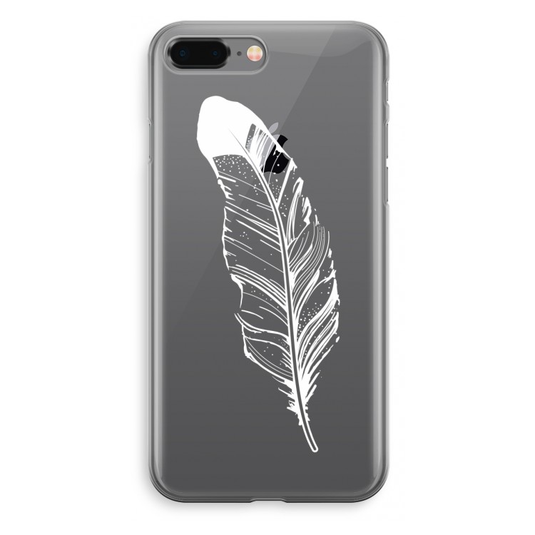 Pluim: iPhone 8 Plus Transparant Hoesje