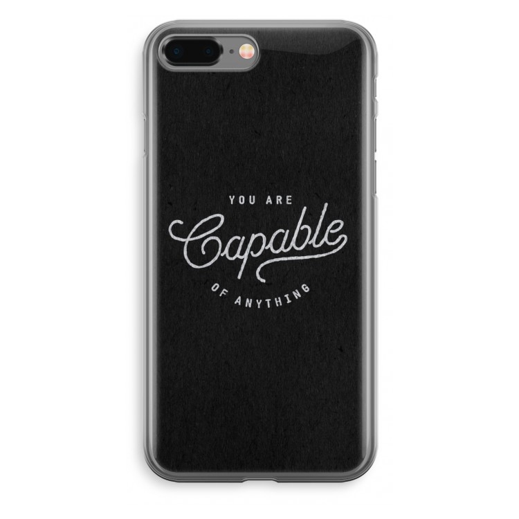Capable: iPhone 8 Plus Transparant Hoesje