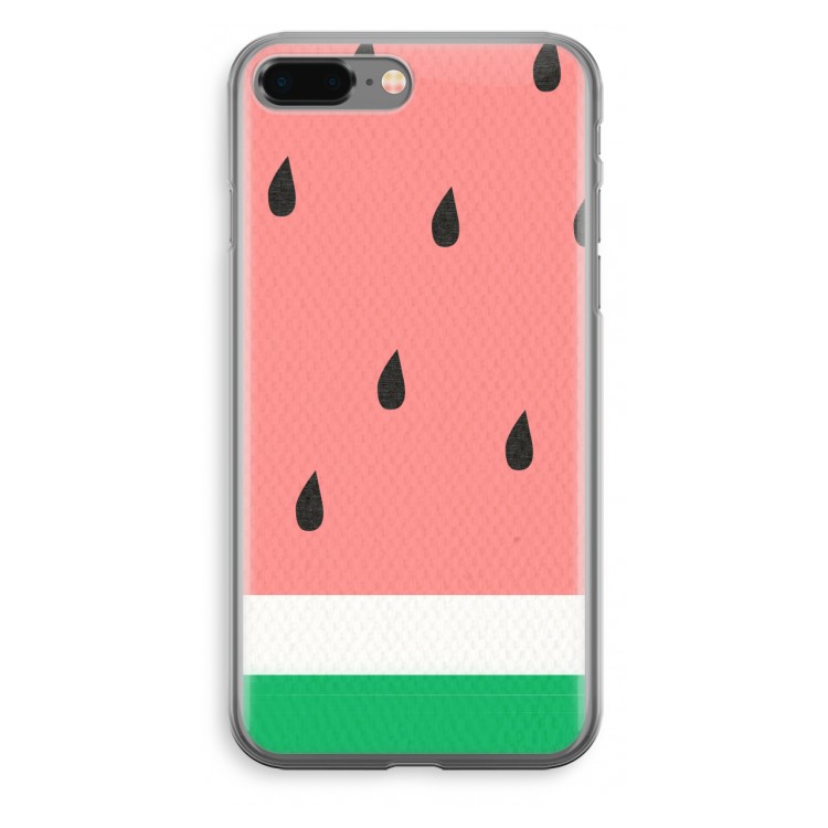 Watermeloen: iPhone 8 Plus Transparant Hoesje
