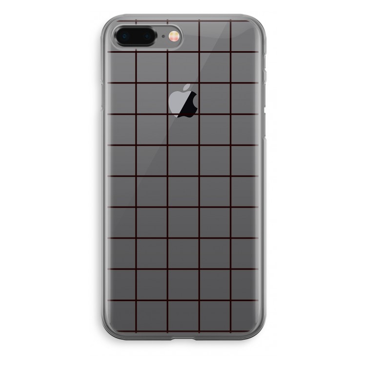 Rooster: iPhone 8 Plus Transparant Hoesje