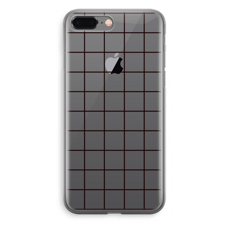 Rooster: iPhone 8 Plus Transparant Hoesje