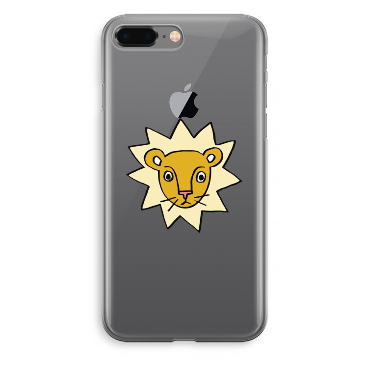 Kleine leeuw: iPhone 8 Plus Transparant Hoesje