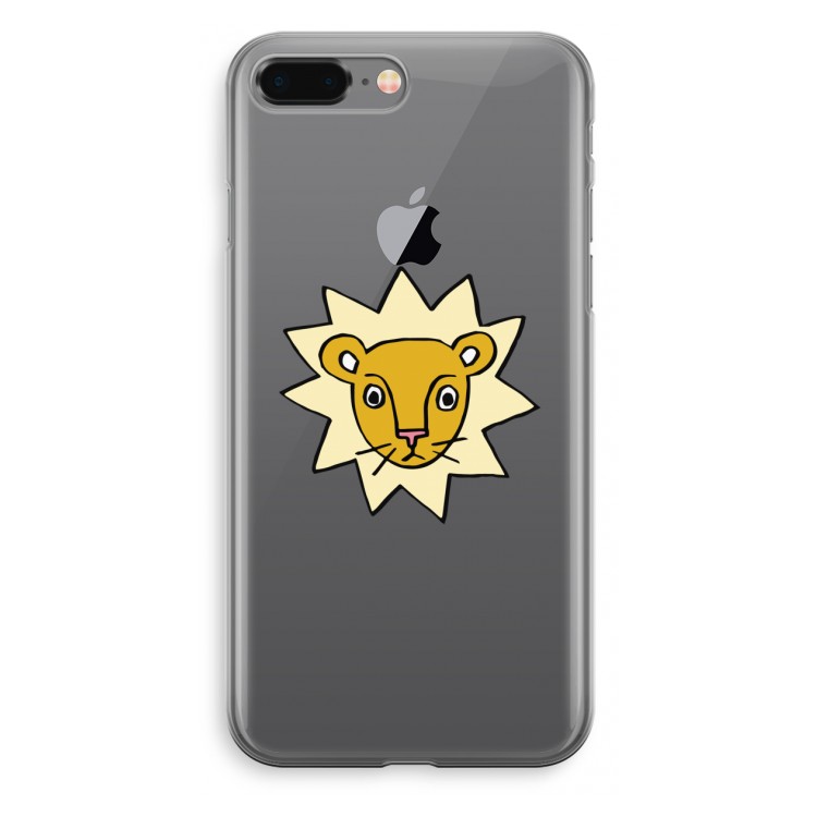 Kleine leeuw: iPhone 8 Plus Transparant Hoesje