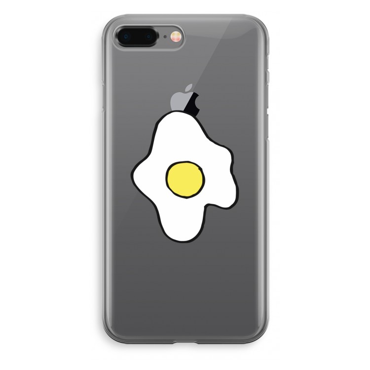 Spiegelei: iPhone 8 Plus Transparant Hoesje