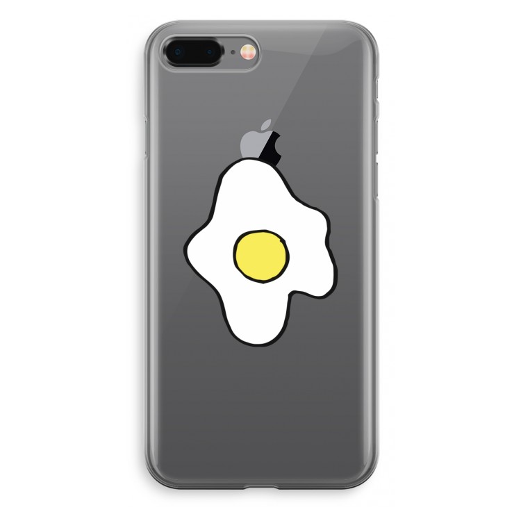 Spiegelei: iPhone 8 Plus Transparant Hoesje
