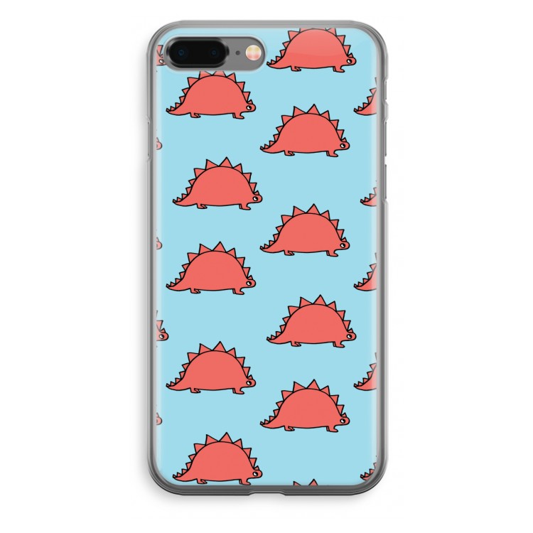 Dinosawrr: iPhone 8 Plus Transparant Hoesje