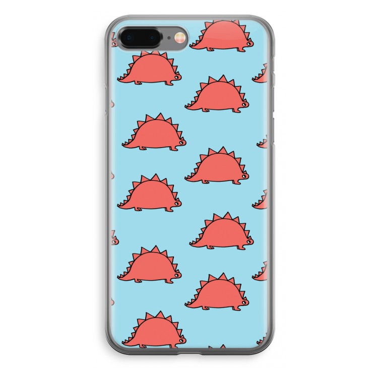 Dinosawrr: iPhone 8 Plus Transparant Hoesje