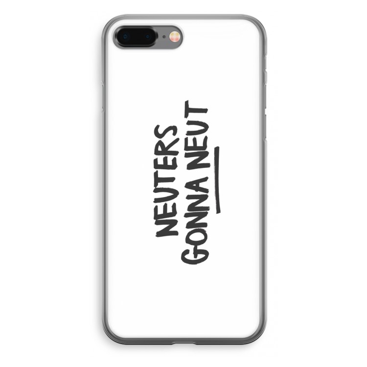 Neuters: iPhone 8 Plus Transparant Hoesje