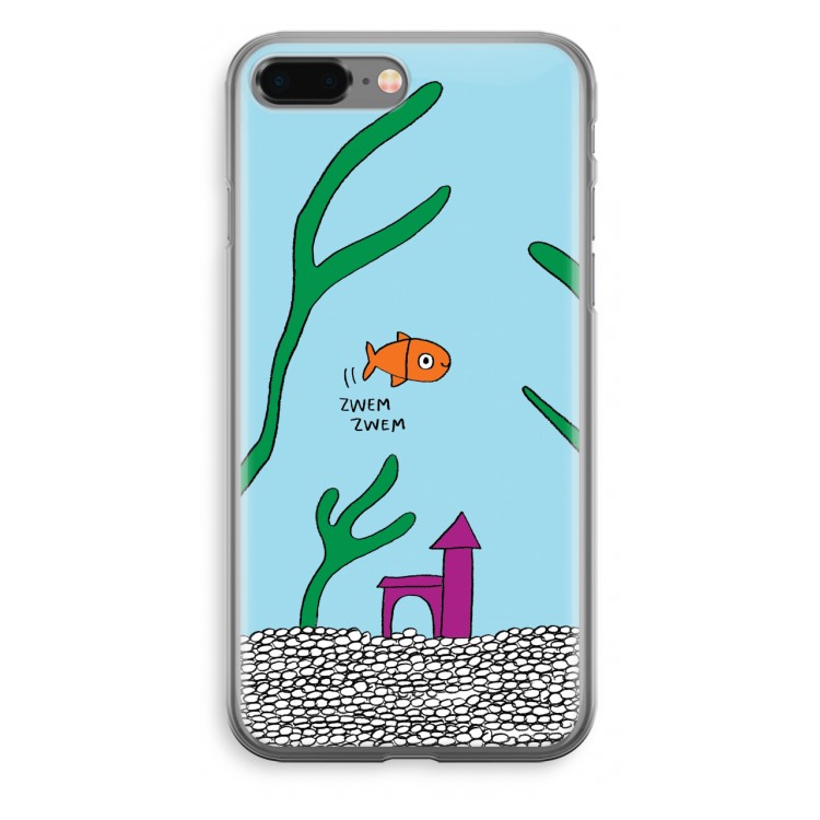 Aquarium: iPhone 8 Plus Transparant Hoesje