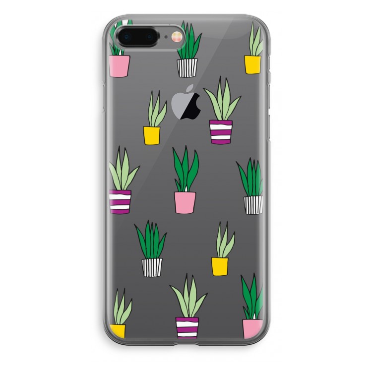 Sanseveria: iPhone 8 Plus Transparant Hoesje