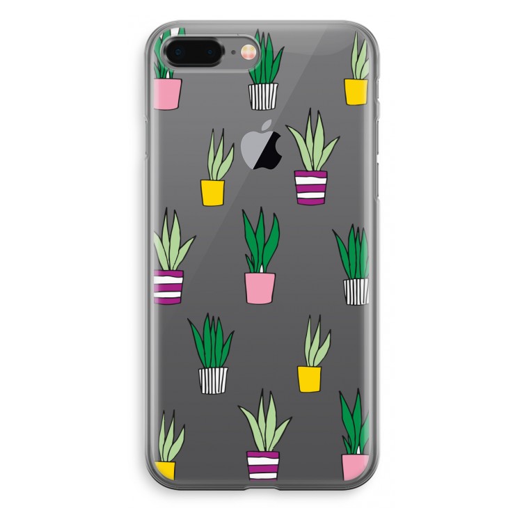 Sanseveria: iPhone 8 Plus Transparant Hoesje