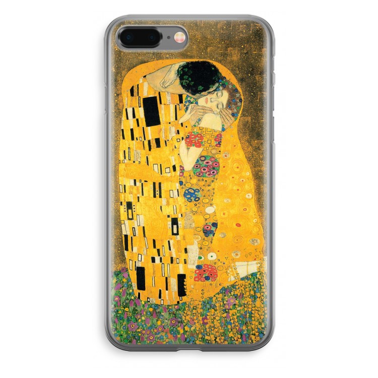 Der Kuss: iPhone 8 Plus Transparant Hoesje