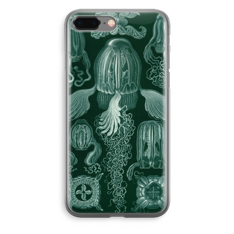 Haeckel Cubomedusae: iPhone 8 Plus Transparant Hoesje