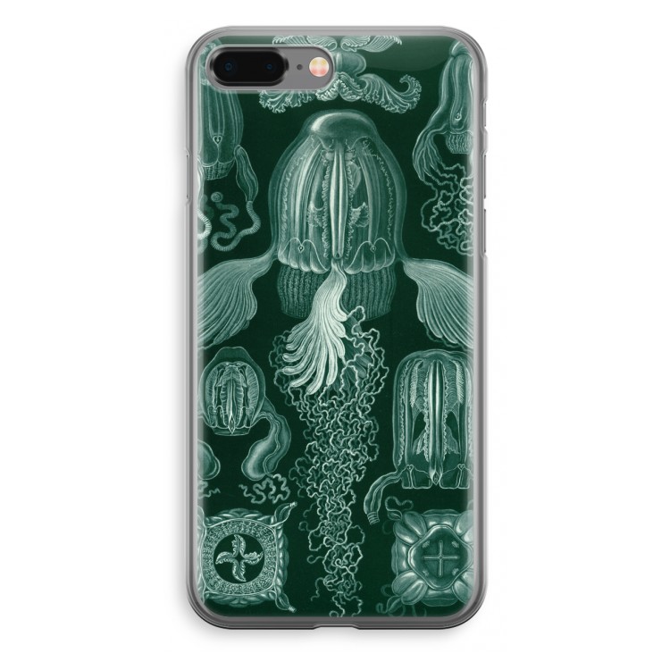 Haeckel Cubomedusae: iPhone 8 Plus Transparant Hoesje