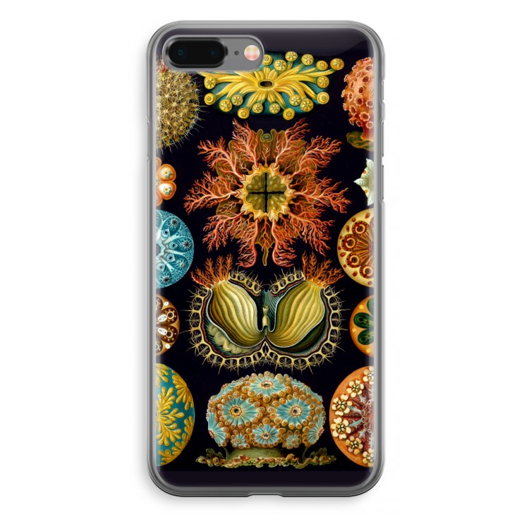 Haeckel Ascidiae: iPhone 8 Plus Transparant Hoesje