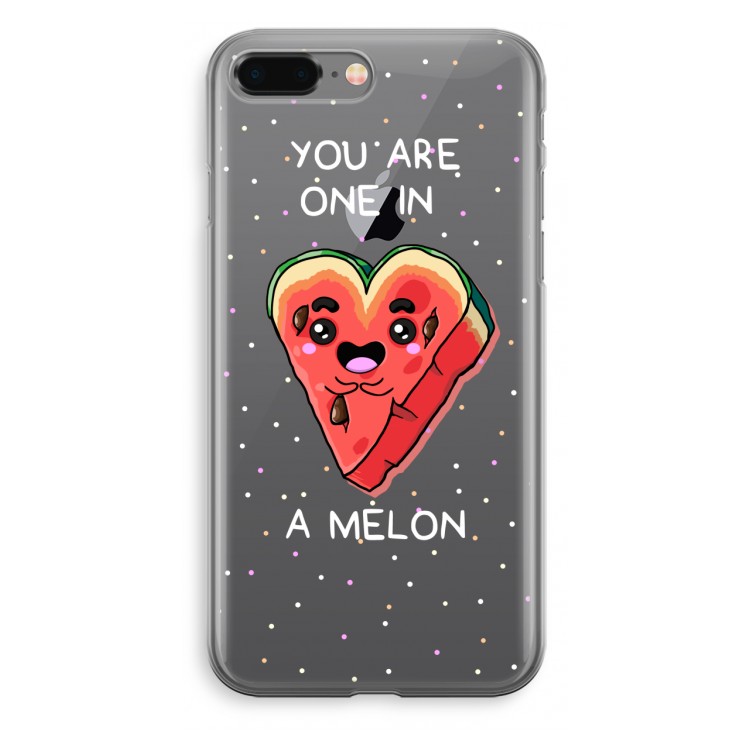 One In A Melon: iPhone 8 Plus Transparant Hoesje