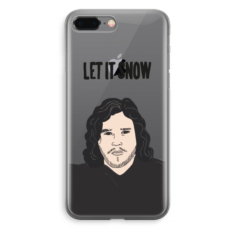 Let It Snow: iPhone 8 Plus Transparant Hoesje