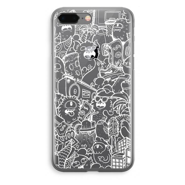 Vexx City #2: iPhone 8 Plus Transparant Hoesje