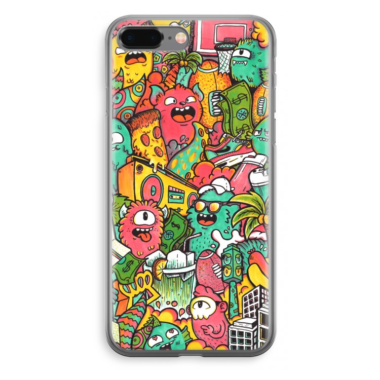 Vexx City: iPhone 8 Plus Transparant Hoesje