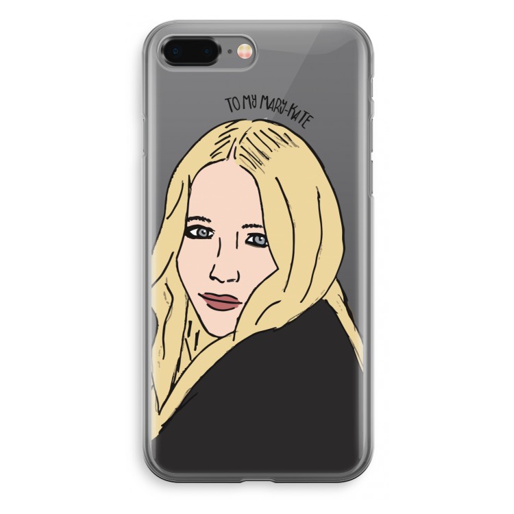 Mary Kate: iPhone 8 Plus Transparant Hoesje