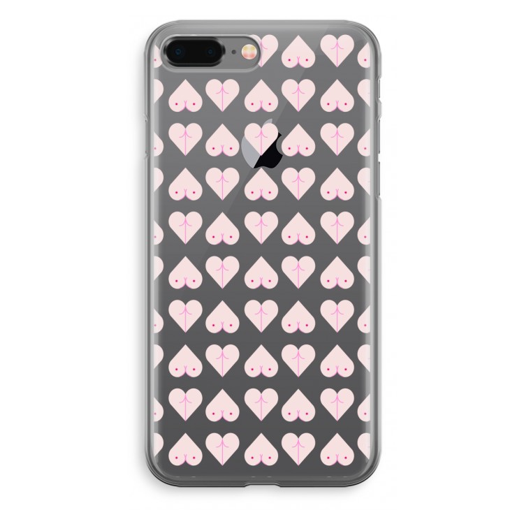 Ass 'n Titties: iPhone 8 Plus Transparant Hoesje