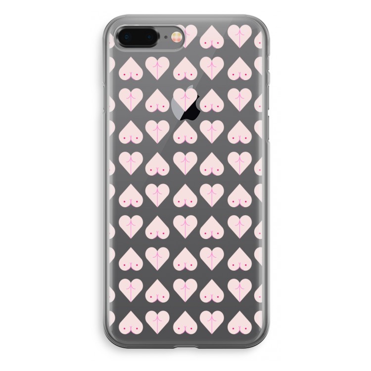 Ass 'n Titties: iPhone 8 Plus Transparant Hoesje