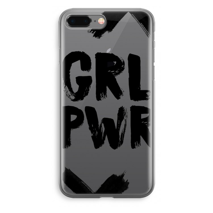 Girl Power #2: iPhone 8 Plus Transparant Hoesje