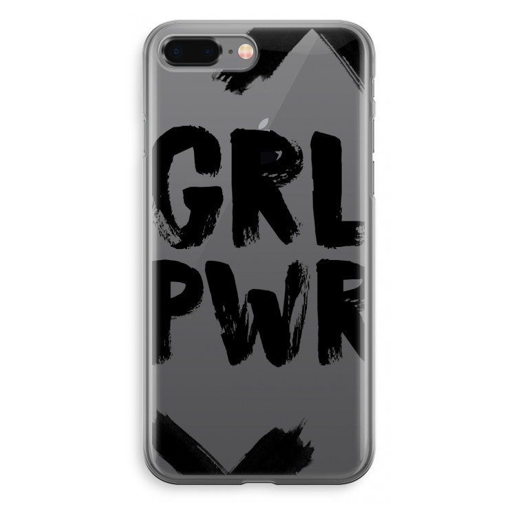 Girl Power #2: iPhone 8 Plus Transparant Hoesje