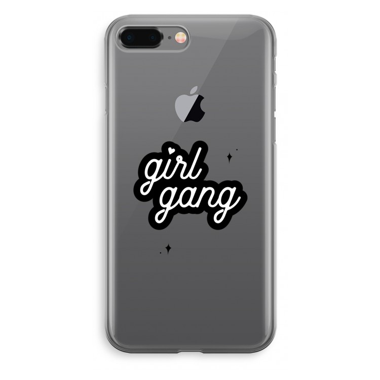 Girl Gang: iPhone 8 Plus Transparant Hoesje