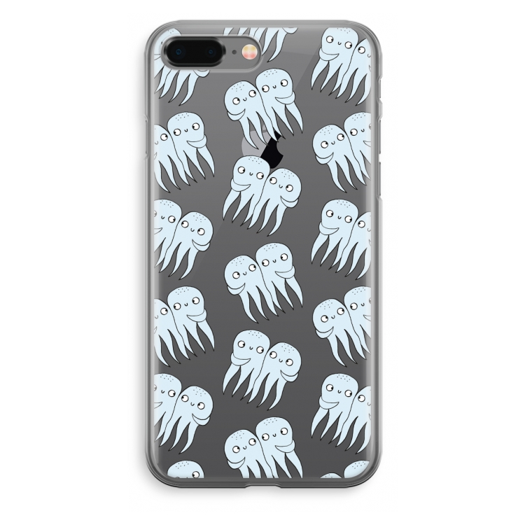 Octopussen: iPhone 8 Plus Transparant Hoesje