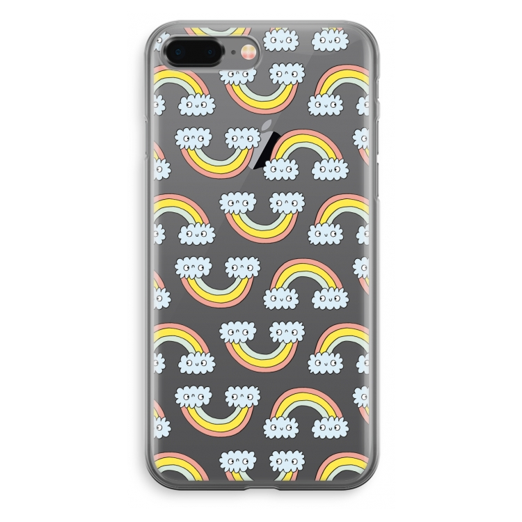 Regenboog: iPhone 8 Plus Transparant Hoesje
