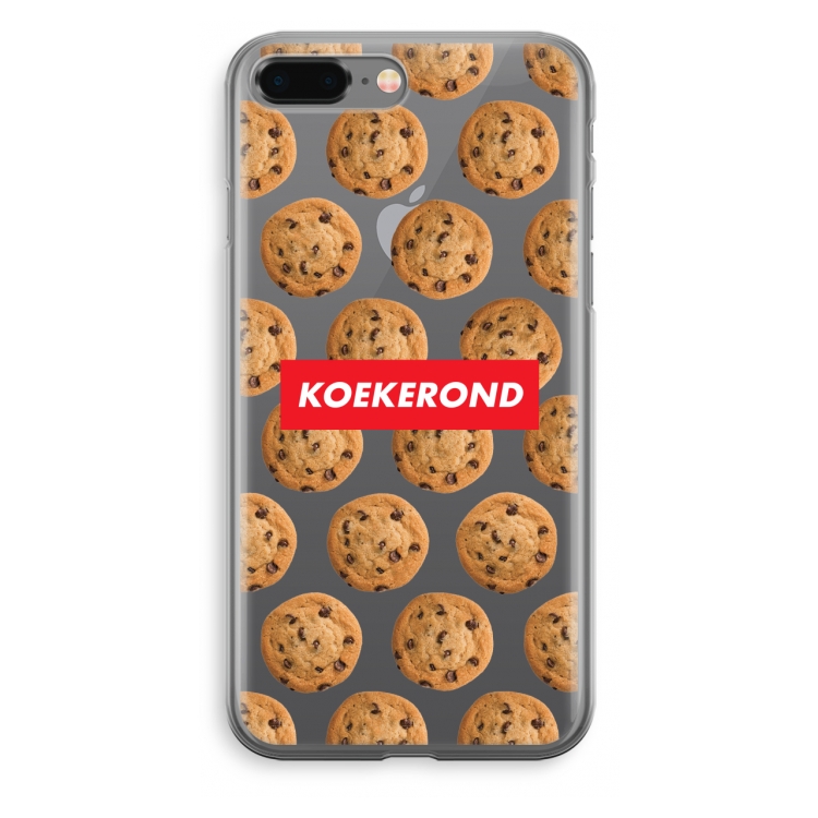 Koekerond: iPhone 8 Plus Transparant Hoesje