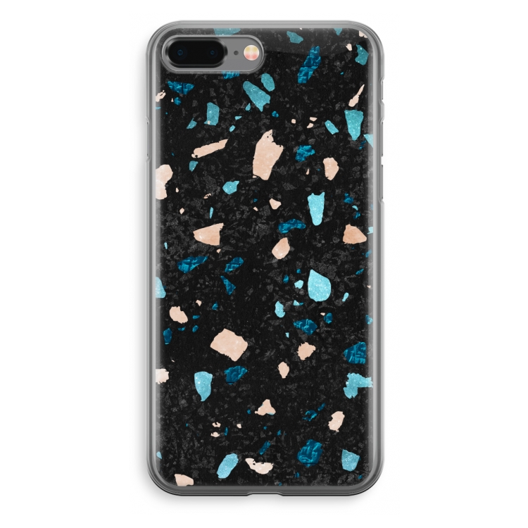 Terrazzo N°11: iPhone 8 Plus Transparant Hoesje