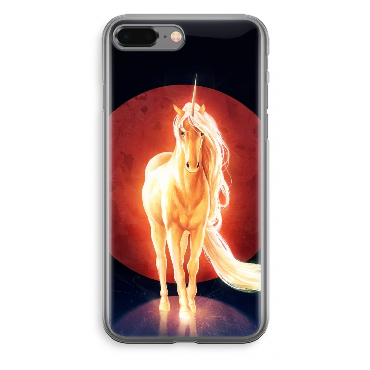 Last Unicorn: iPhone 8 Plus Transparant Hoesje