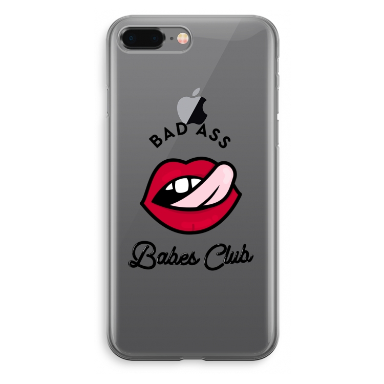 Badass Babes Club: iPhone 8 Plus Transparant Hoesje