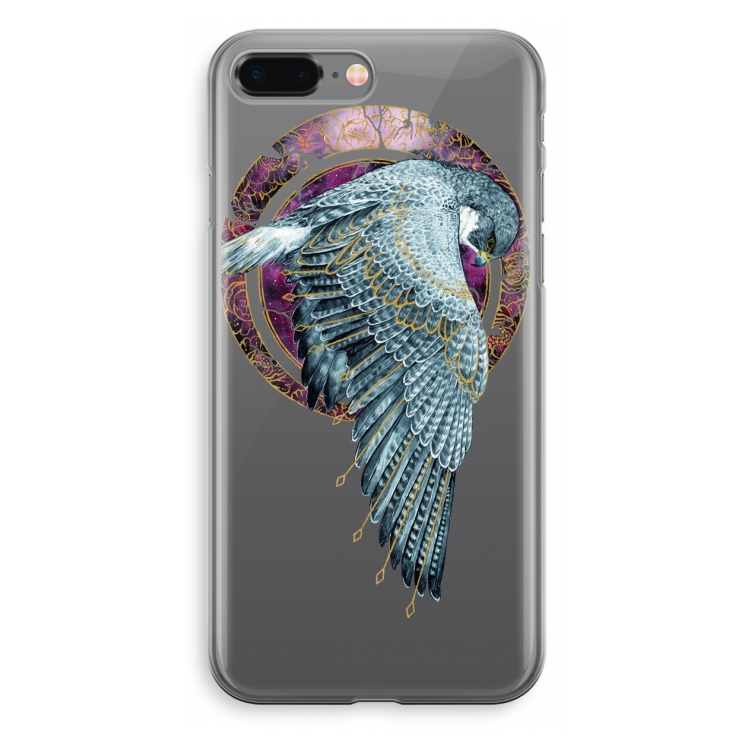 Golden Falcon: iPhone 8 Plus Transparant Hoesje