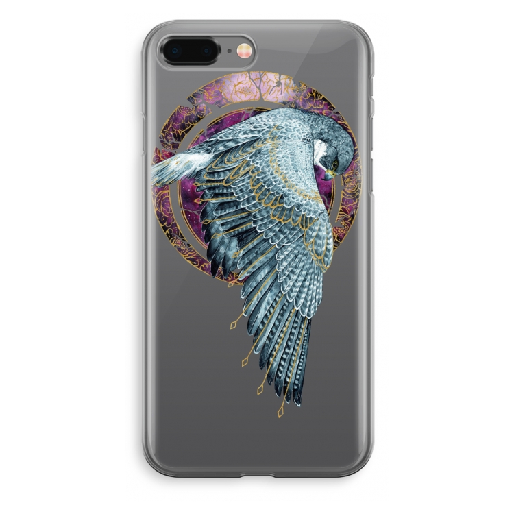 Golden Falcon: iPhone 8 Plus Transparant Hoesje