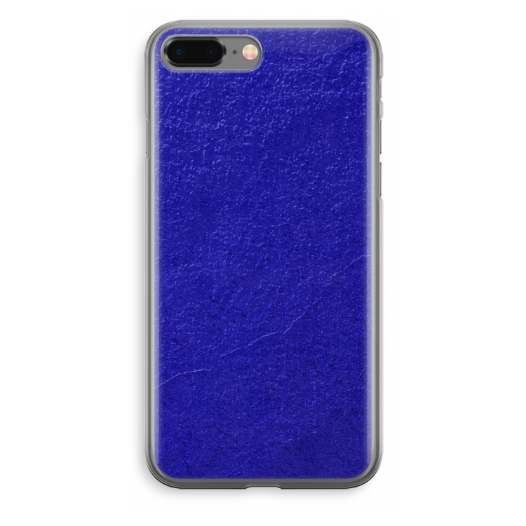 Majorelle Blue: iPhone 8 Plus Transparant Hoesje