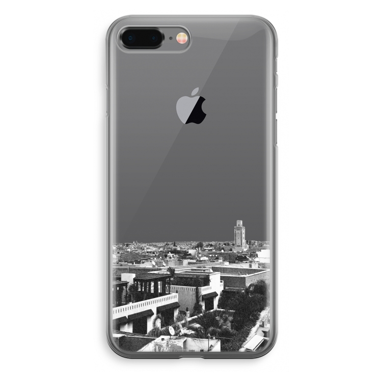 Marrakech Skyline : iPhone 8 Plus Transparant Hoesje